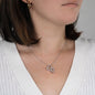 Regalo de disculpa para ella: collar con colgante de corazón a corazón