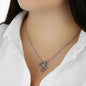 Regalo de disculpa para ella: collar con colgante de corazón a corazón