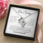 Regalo de disculpa para ella: collar con colgante de corazón a corazón