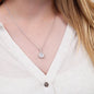Regalo de disculpa para ella: me di cuenta de mis acciones y me arrepentí de ellas: collar de esperanza eterna