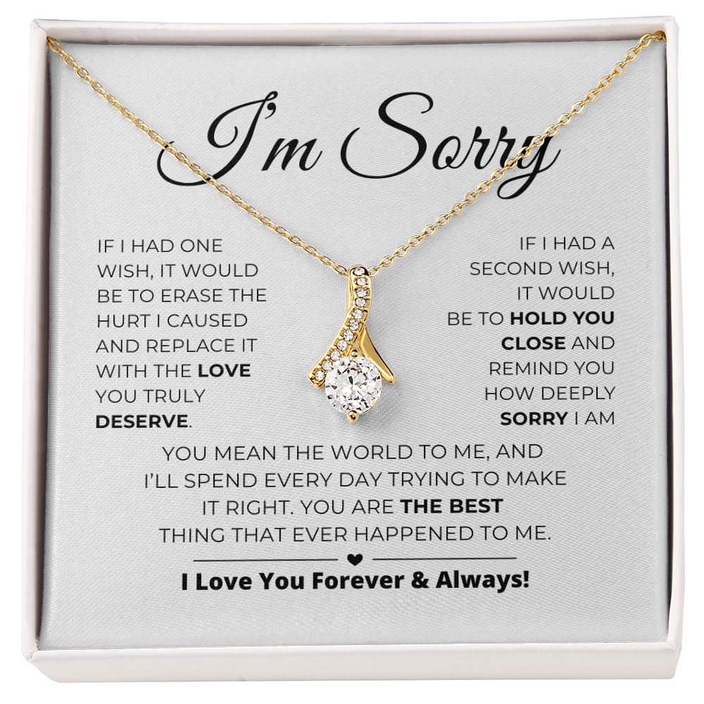 I'm Sorry - You Mean The World To Me - Alluring Beauty Necklace