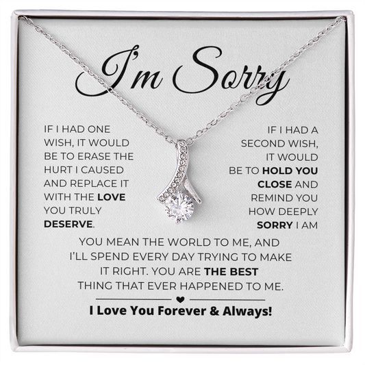 I'm Sorry - You Mean The World To Me - Alluring Beauty Necklace