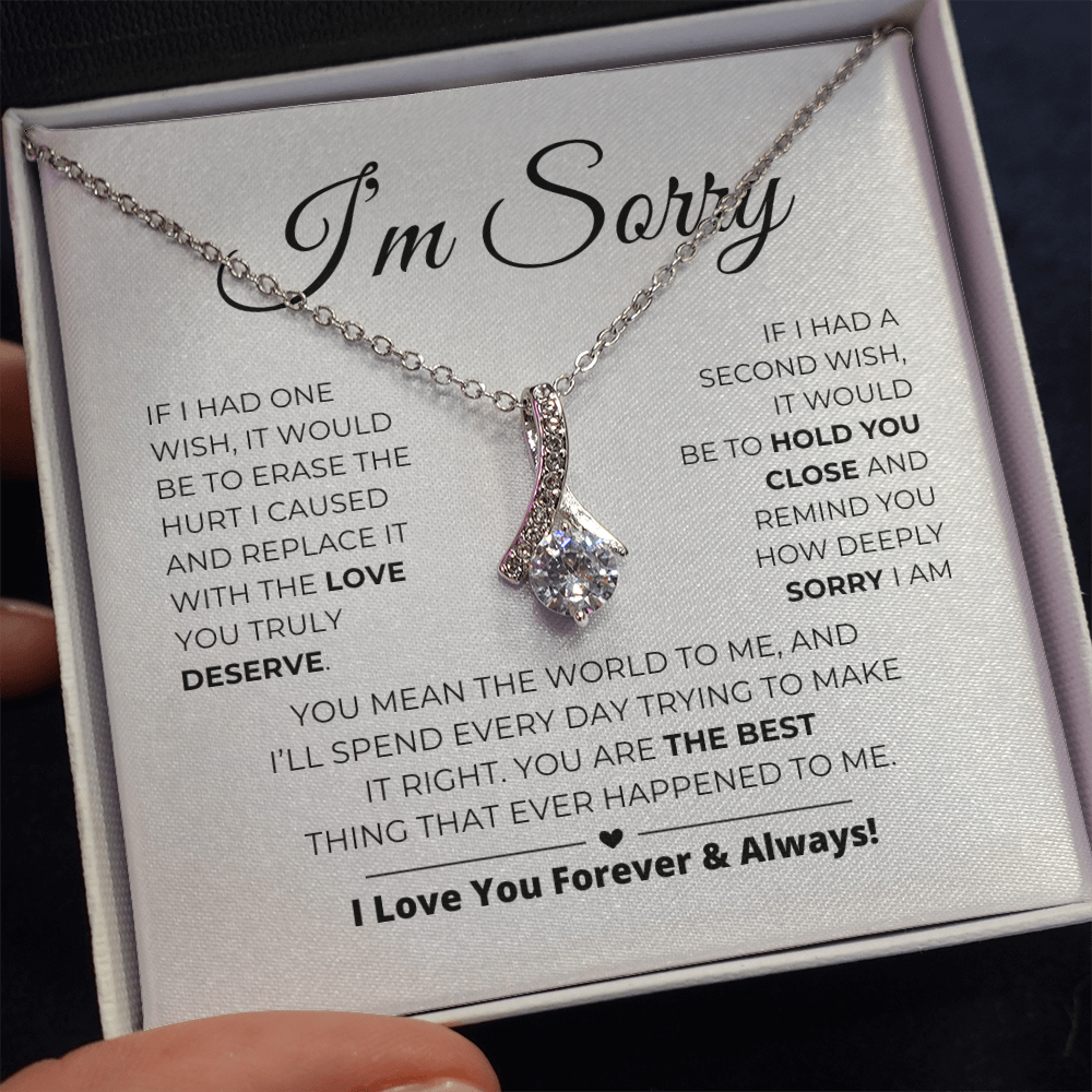 I'm Sorry - You Mean The World To Me - Alluring Beauty Necklace