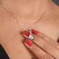 Regalo de disculpa para ella: collar de belleza seductora con nombre personalizado en tarjeta de mensaje