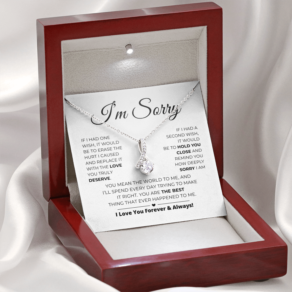 I'm Sorry - You Mean The World To Me - Alluring Beauty Necklace