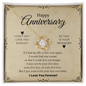 Anniversary Gift For Her - Love Knot Necklace