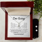 Apology Gift - I Take Full Responsibility - Alluring Beauty Necklace (+ FREE Earrings)