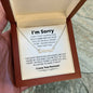 Regalo de disculpa para ella: collar con nombre personalizado