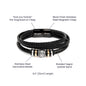 To My Son - Never Forget How Much I Love You - Bracelet