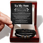 To My Son - Never Forget How Much I Love You - Bracelet