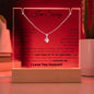 Regalo de disculpa para ella: placa de acrílico con collar de belleza seductora