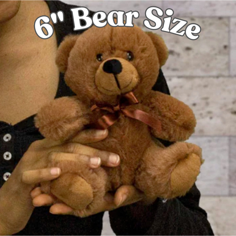 Apology Gift For Her - Teddy Bear with Canvas Message Card (Ships to the USA Only)