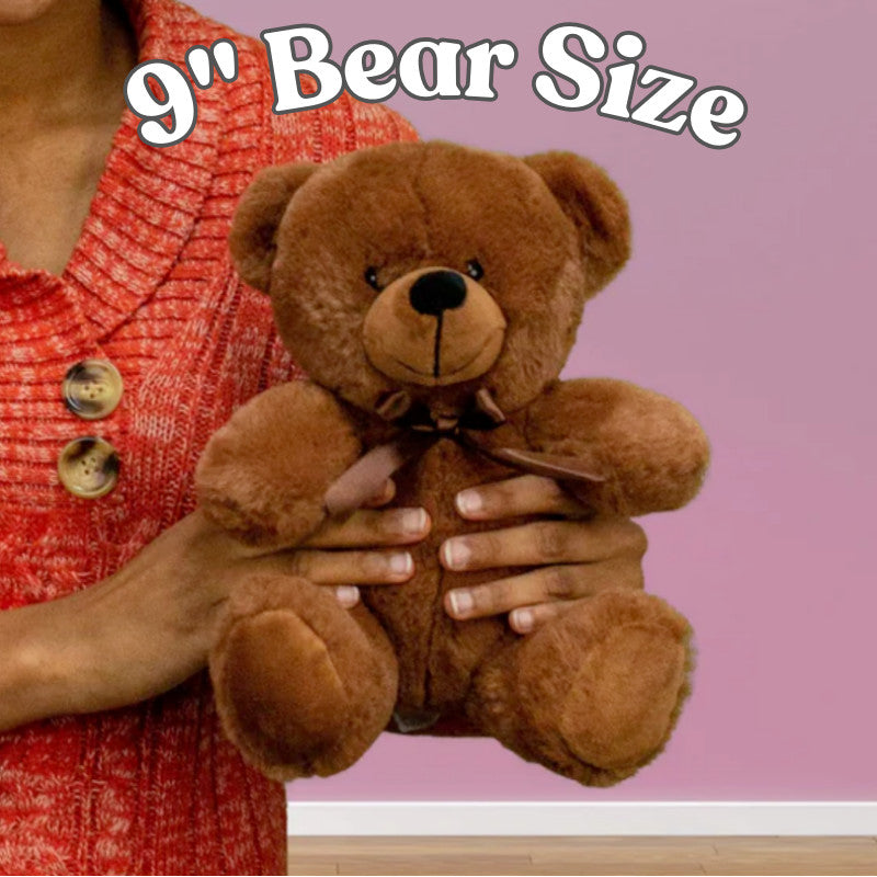 Apology Gift For Her - Teddy Bear with Canvas Message Card (Ships to the USA Only)
