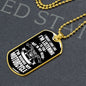 Collar con placa de identificación de motociclista