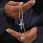 Regalo de disculpa para él: collar con cruz y cadena de bolas