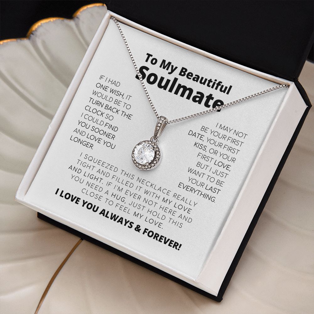Para mi hermosa alma gemela - Lo último en todo - Collar de esperanza eterna