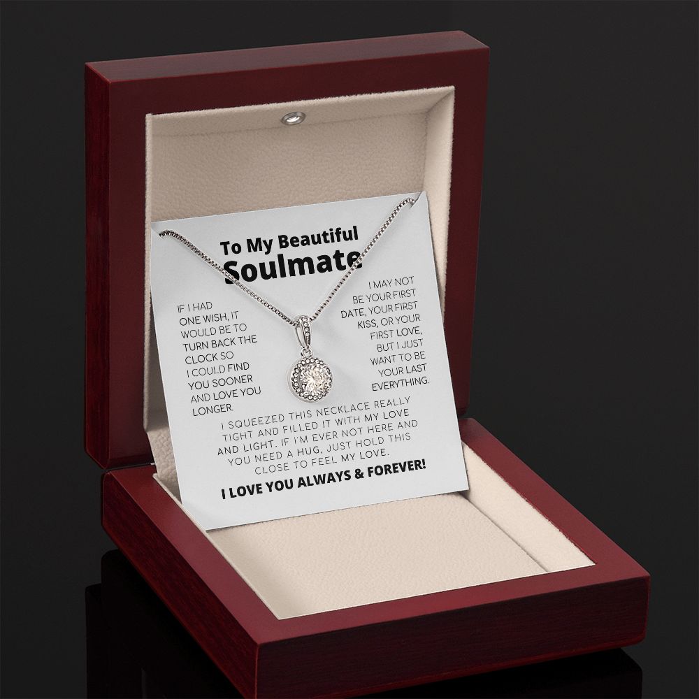 Para mi hermosa alma gemela - Lo último en todo - Collar de esperanza eterna