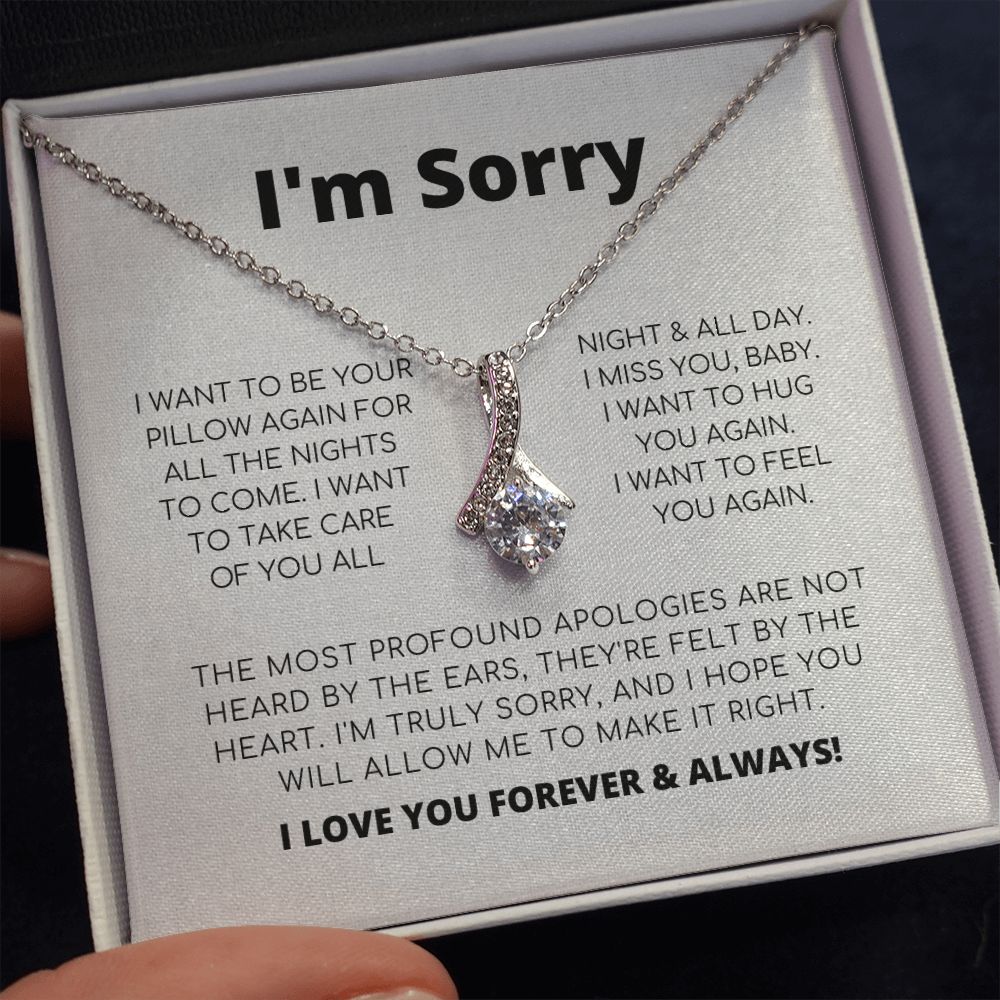 Regalo de disculpa para ella: collar de belleza seductora