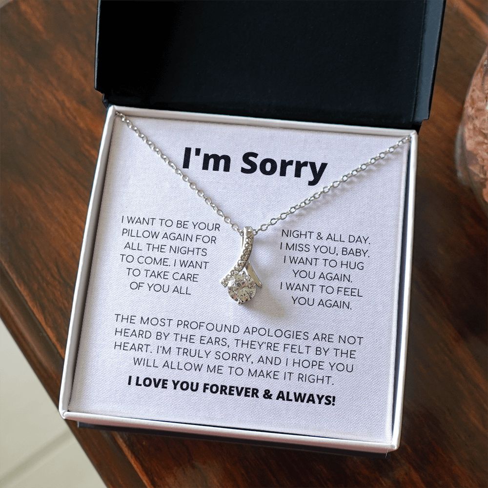 Regalo de disculpa para ella: collar de belleza seductora