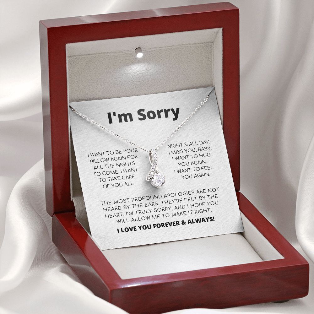 Regalo de disculpa para ella: collar de belleza seductora
