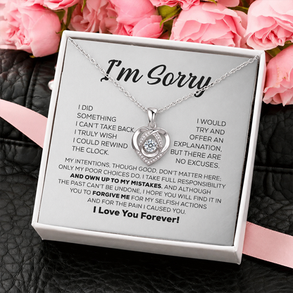 Apology Gift For Her - Moissanite Necklace