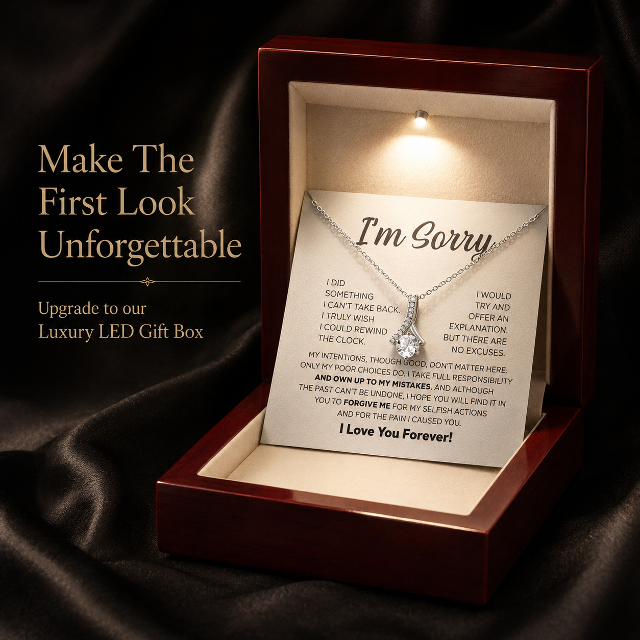 The “I'm Sorry” Complete Gift Set – Alluring Beauty Necklace