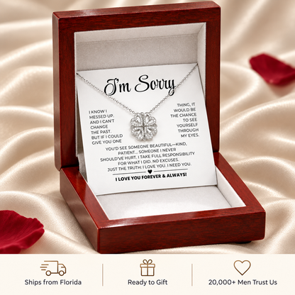 Magnetic Hearts Necklace - Apology Gift For Her