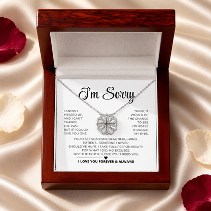 Magnetic Hearts Necklace - Apology Gift For Her