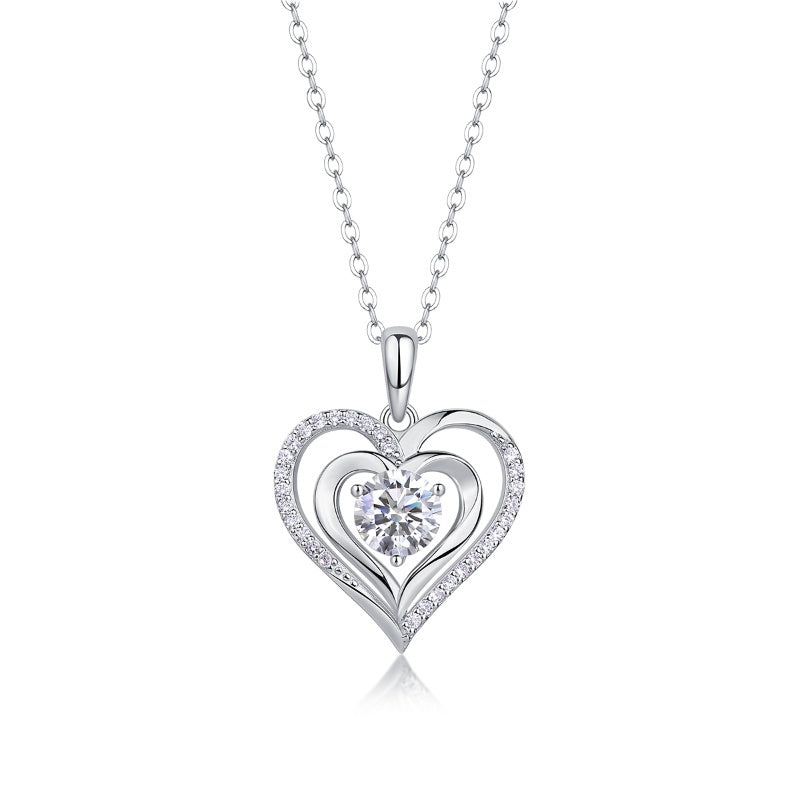 Apology Gift For Her - A Love That Shines - Moissanite Necklace