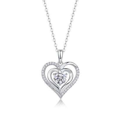 Apology Gift For Her - A Love That Shines - Moissanite Necklace