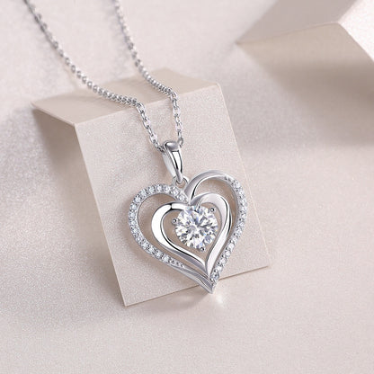 Apology Gift For Her - A Love That Shines - Moissanite Necklace