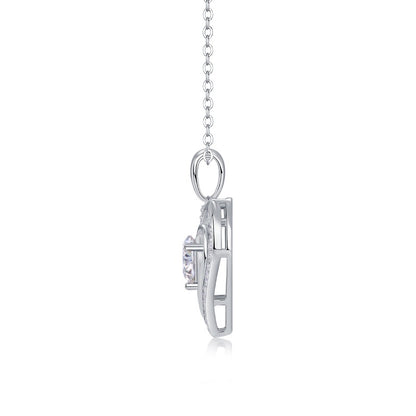 Apology Gift For Her - A Love That Shines - Moissanite Necklace