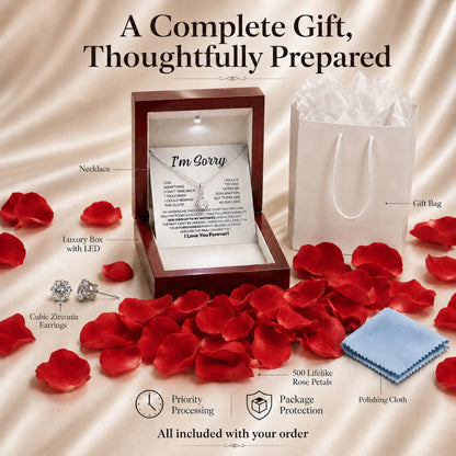 The “I'm Sorry” Complete Gift Set – Alluring Beauty Necklace