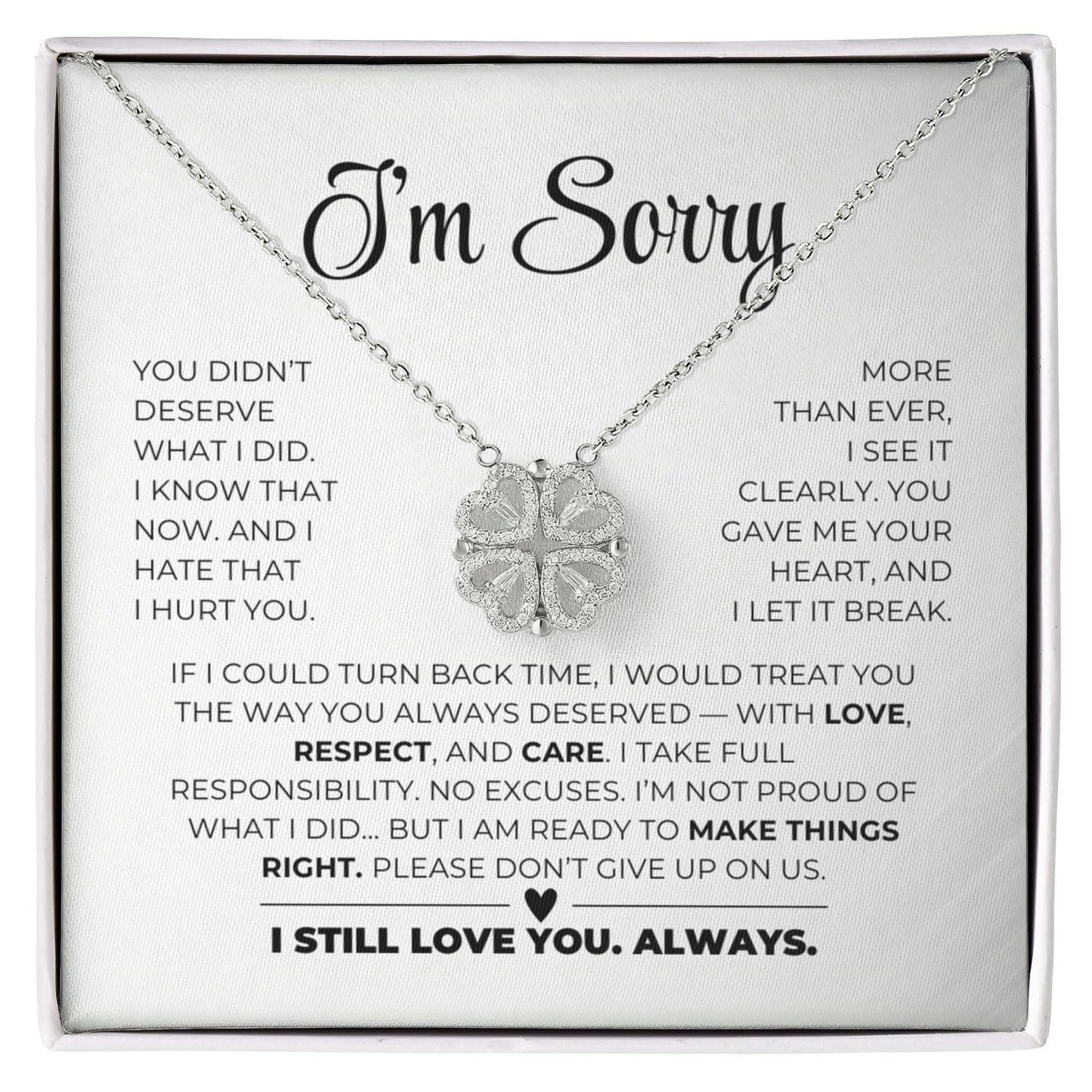Magnetic Hearts Necklace - Apology Gift For Her2