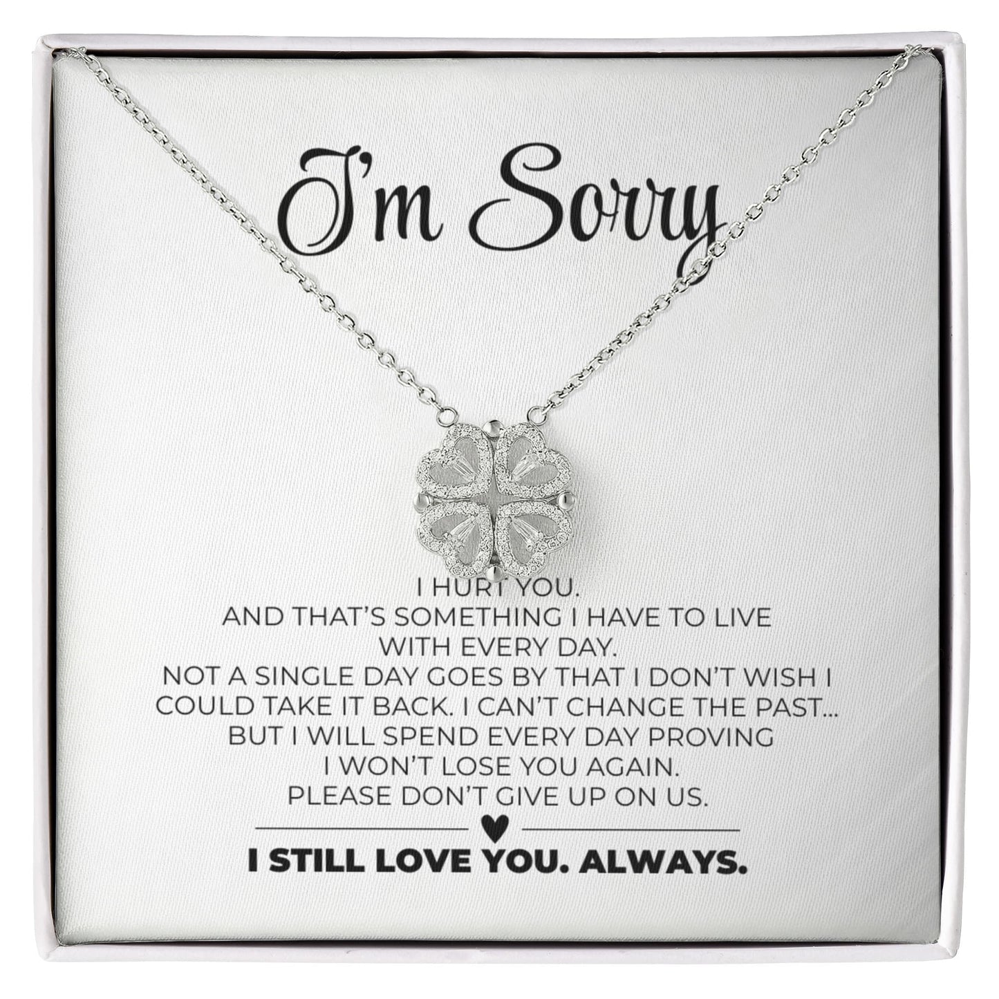 Magnetic Hearts Necklace - Apology Gift For Her2