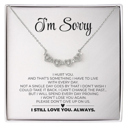 Magnetic Hearts Necklace - Apology Gift For Her2
