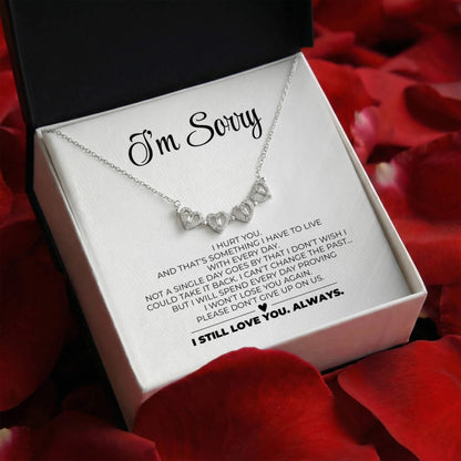 Magnetic Hearts Necklace - Apology Gift For Her2