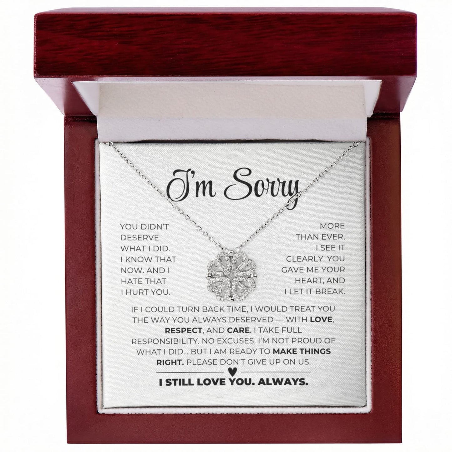 Magnetic Hearts Necklace - Apology Gift For Her2