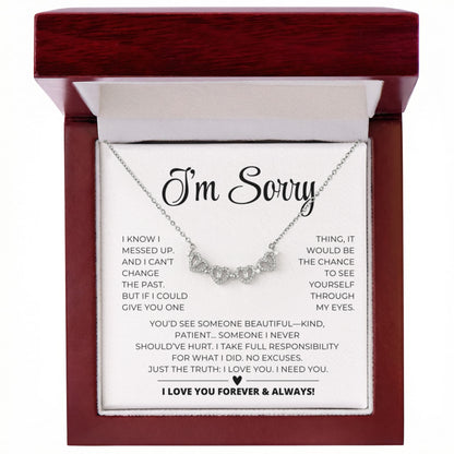 Magnetic Hearts Necklace - Apology Gift For Her2