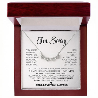 Magnetic Hearts Necklace - Apology Gift For Her2