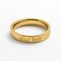 To My Precious Daughter - Engraved Women's Ring with Message Card