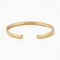 Let's Start Over - Apology Gift For Her - Cuff Bracelet - Engraved