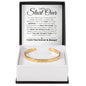 Let's Start Over - Apology Gift For Her - Cuff Bracelet - Engraved