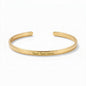 Let's Start Over - Apology Gift For Her - Cuff Bracelet - Engraved
