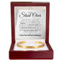 Let's Start Over - Apology Gift For Her - Cuff Bracelet - Engraved