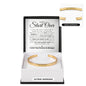 Let's Start Over - Apology Gift For Her - Cuff Bracelet - Engraved