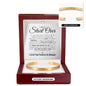 Let's Start Over - Apology Gift For Her - Cuff Bracelet - Engraved