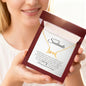 To My Soulmate - Scripted Love Necklace