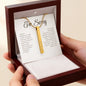 Apology Gift For Her - 4-Sided Stick Necklace - Engraved