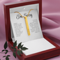 Apology Gift For Her - 4-Sided Stick Necklace - Engraved
